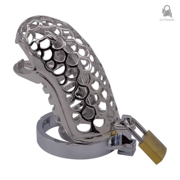 Accessoire de chasteté Cobra en métal durable