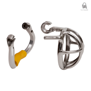 Cage de chasteté métal compacte pour contrôle et sécurité