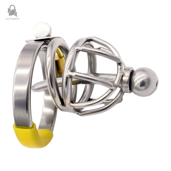 Cage de chasteté homme en métal Solynth