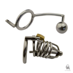Cage de chasteté pour jeux de soumission et de plaisir