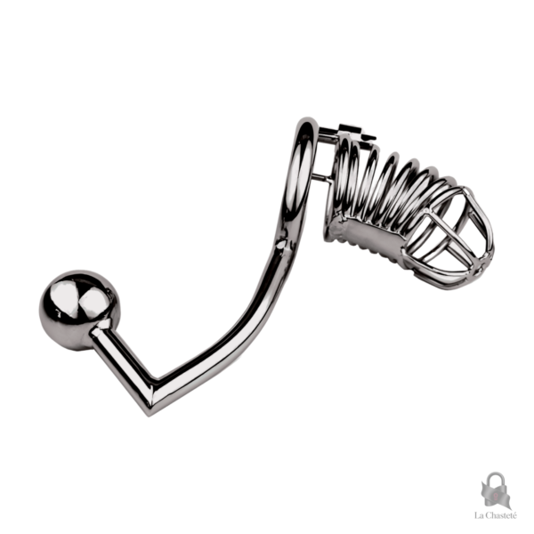 Cage de chasteté métal Zorion pour contrôle et plaisir