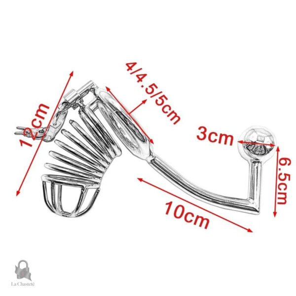 Accessoire de chasteté avec plug anal pour une expérience unique