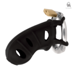 Cage de chasteté silicone ajustable pour le contrôle