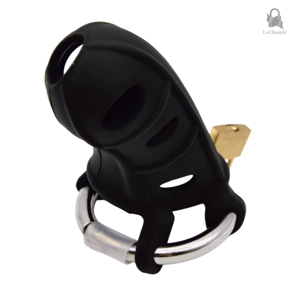 Cage de chasteté confortable avec réglage personnalisé