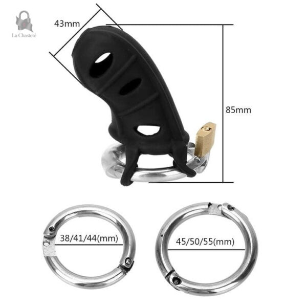 Modèle de chasteté silicone pour un port prolongé