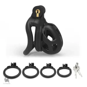 Cage de chasteté silicone confortable et sécurisée