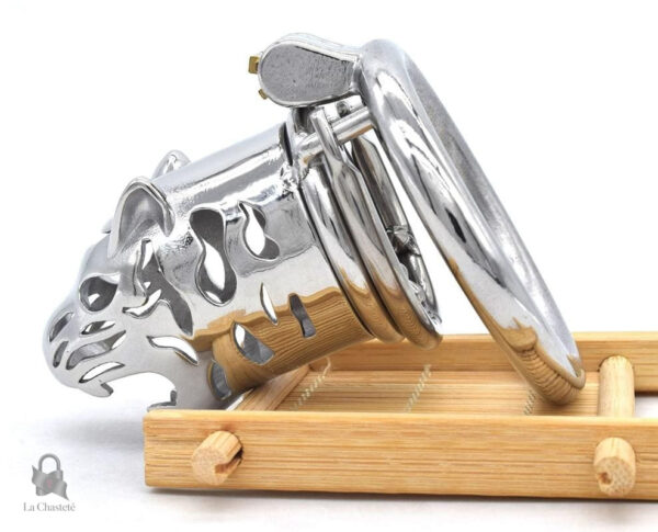 Cage de chasteté en métal pour un contrôle optimal