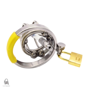 Accessoire de chasteté en métal avec sonde