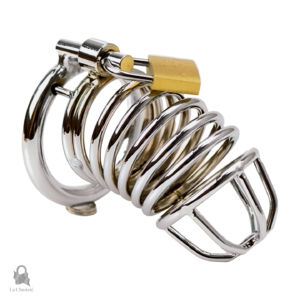 Cage de chasteté en métal avec cadenas - Xylenth