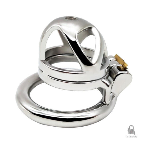 Cage de chasteté design élégant en métal