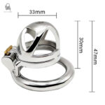 Castrat Aerond, cage de chasteté sécurisée et durable