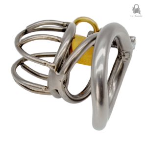 Cage de chasteté Vertolix, accessoire de contrôle en métal