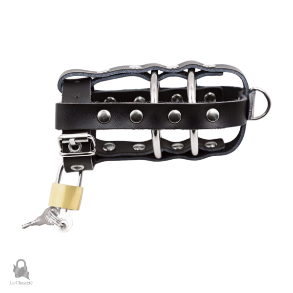 Cage de chasteté en cuir - Lendoris