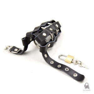 Accessoire de chasteté en cuir, confort et sécurité