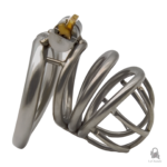 Cage de chasteté en acier 50 mm - Dorvith