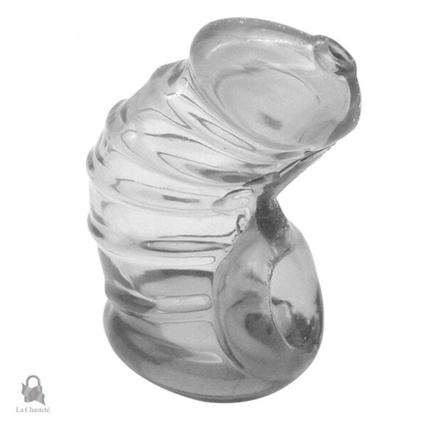 Cage de chasteté en silicone, design moderne et discret