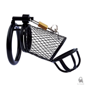 Cage de chasteté ergonomique Feronil en métal