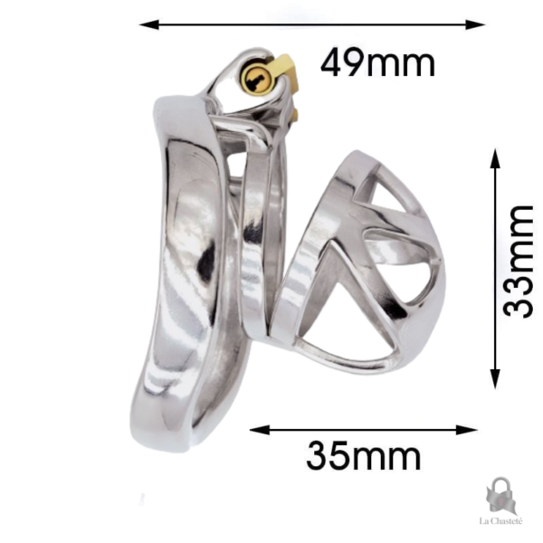 Accessoire de chasteté étroite pour le jeu BDSM