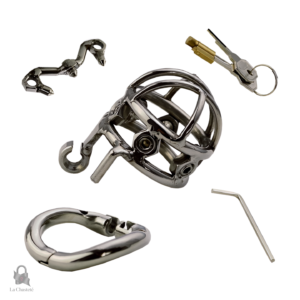 Cage De Chasteté en métal pour sensations intenses