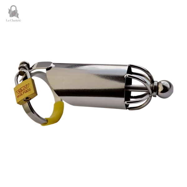 Cage de chasteté en métal pour un confort optimal