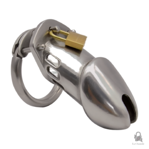 Cage de chasteté métal grande taille pour homme - Evorys