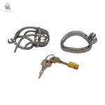 Cage de chasteté en inox, accessoire pour jeux d'adultes