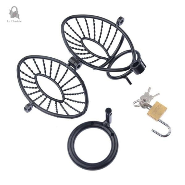 Cage de chasteté Feronis : design robuste et élégant