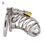 Cage de chasteté métallique Vynthor pour contrôle durable