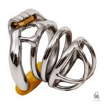 Cage de chasteté métal courte Zeryn