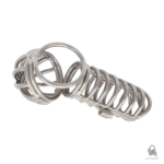 Cage de chasteté en métal, design ergonomique