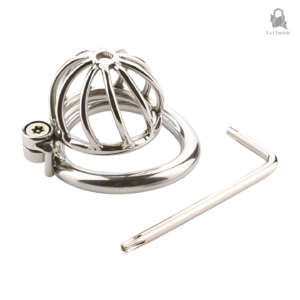 Accessoire de chasteté en métal, robuste et discret