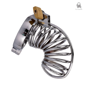 Cage de chasteté métallique avec cadenas Terion