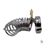 Accessoire de chasteté en métal, design compact et efficace