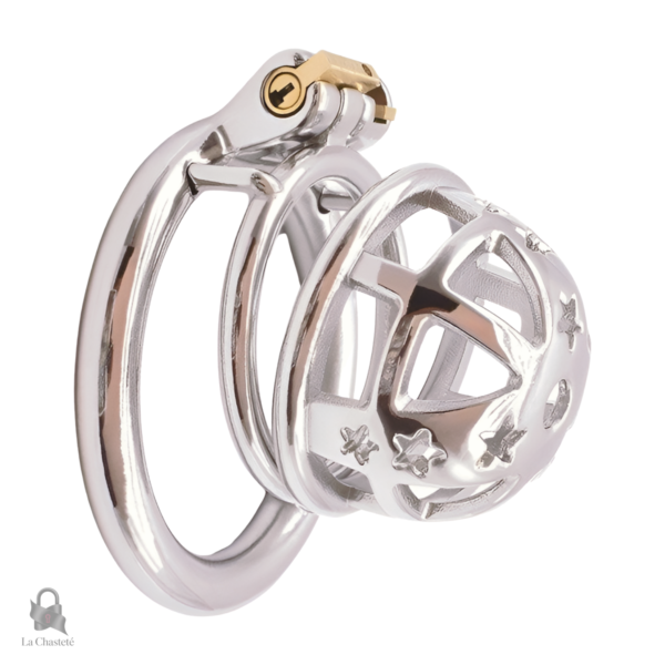 Cage de chasteté mignonne en métal - Sylorix