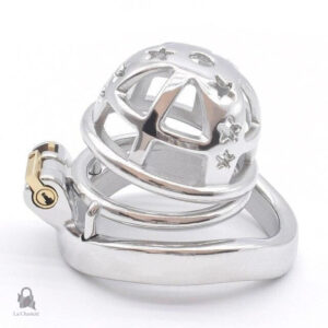 Accessoire de chasteté en métal au design élégant