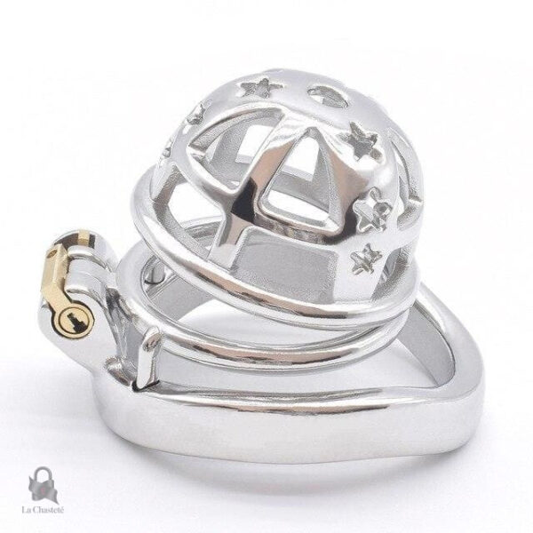 Accessoire de chasteté en métal au design élégant