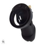 Accessoire de chasteté noir, design moderne et discret