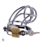 Cage de chasteté métal pour contrôle et sécurité