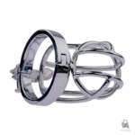 Cage de chasteté Solvion, métal durable et résistant
