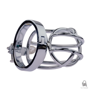 Cage de chasteté Solvion, métal durable et résistant