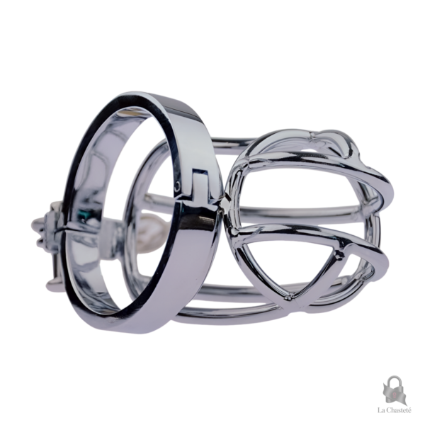 Cage de chasteté Solvion, métal durable et résistant
