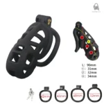 Cage de chasteté Zephyros, design ergonomique et confortable