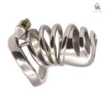 Cage de chasteté métallique pour un port confortable