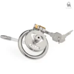 Cage de chasteté compacte en métal pour adultes