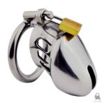 Cage de chasteté sécurisée en métal - Zerlonis