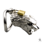 Cage de chasteté design lion en métal