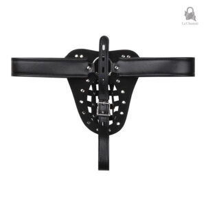 Ceinture de chasteté ajustable en cuir