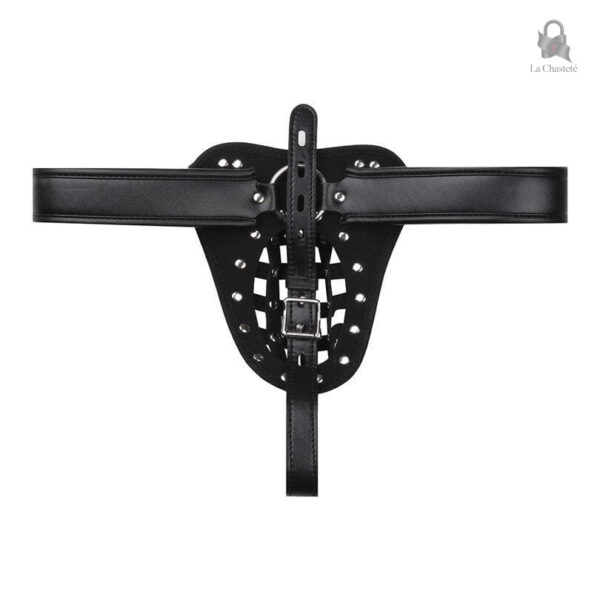 Ceinture de chasteté ajustable en cuir