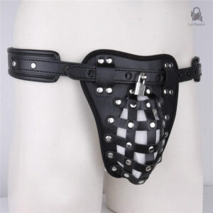 Cuir de qualité pour une ceinture de chasteté
