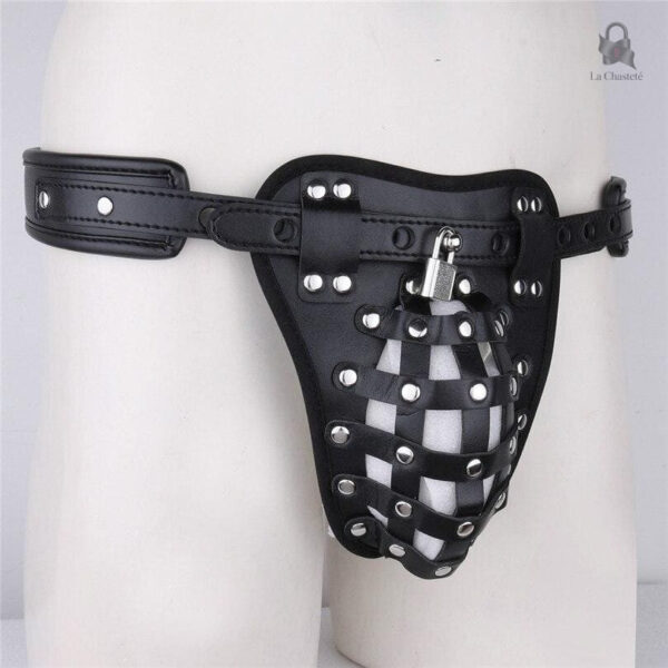 Cuir de qualité pour une ceinture de chasteté